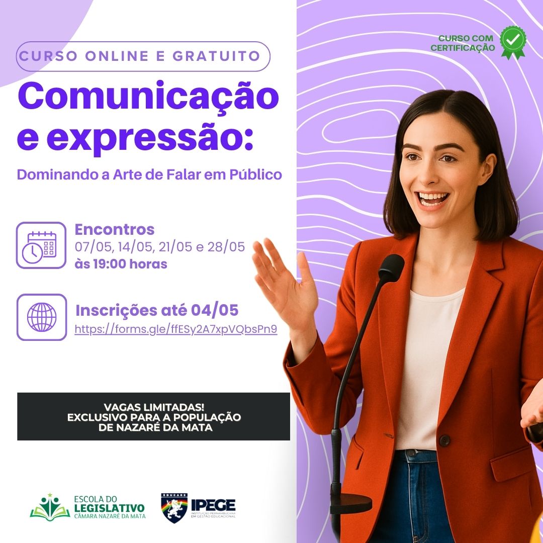 Curso Online e Gratuito! (Vagas Limitadas)